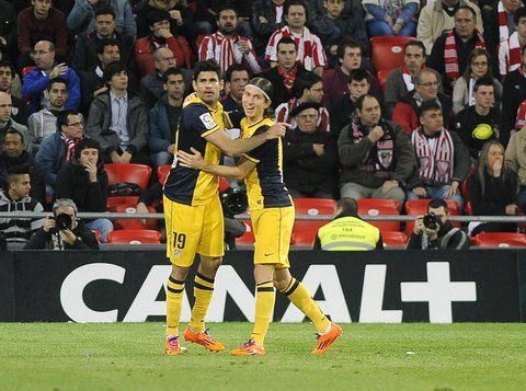 DIEGO COSTA FILIPE LUIS 2 ATHLETIC ATLÉTICO LIGA BBVA 29032014