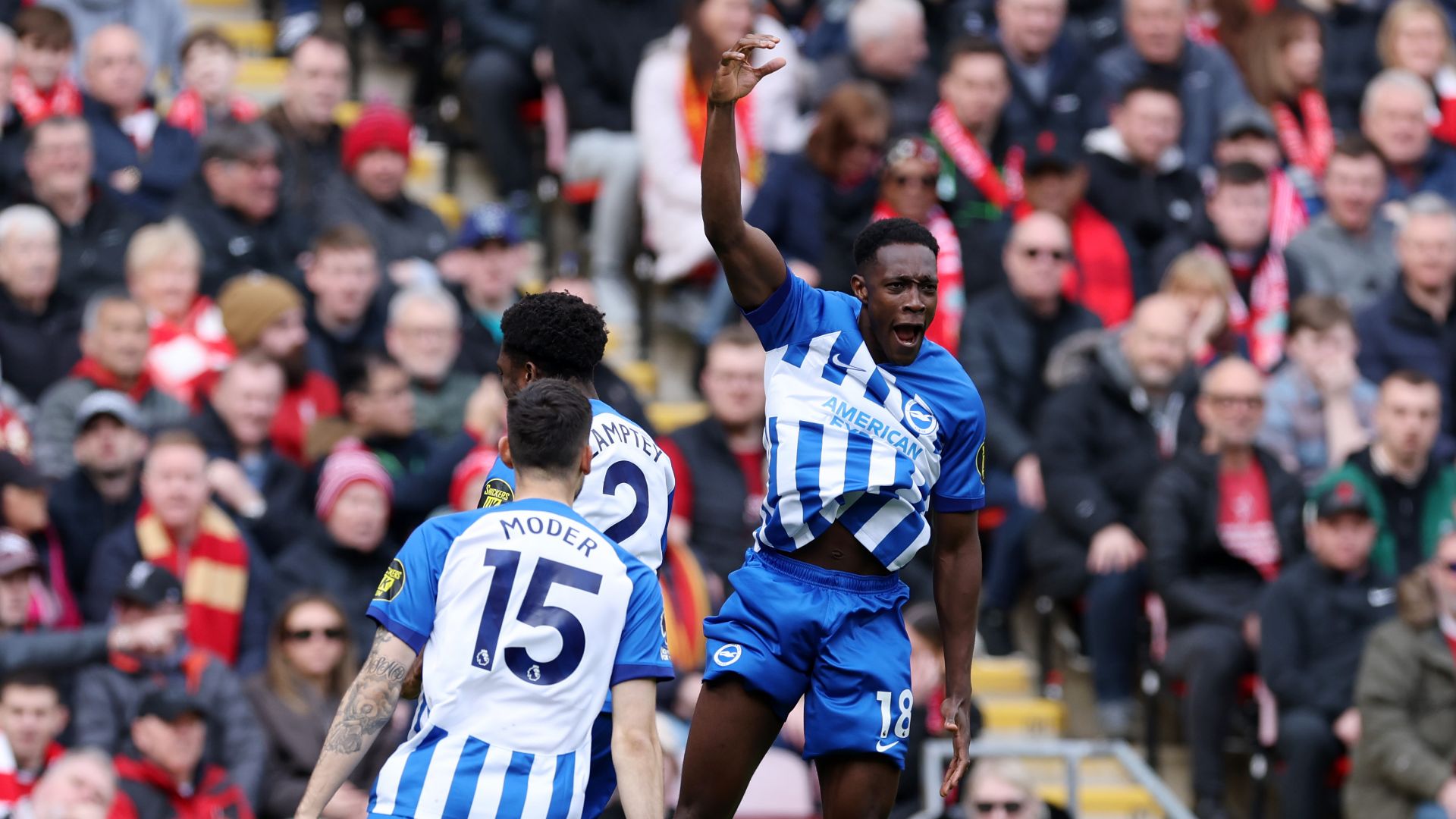 Danny Welbeck Liverpool Brighton