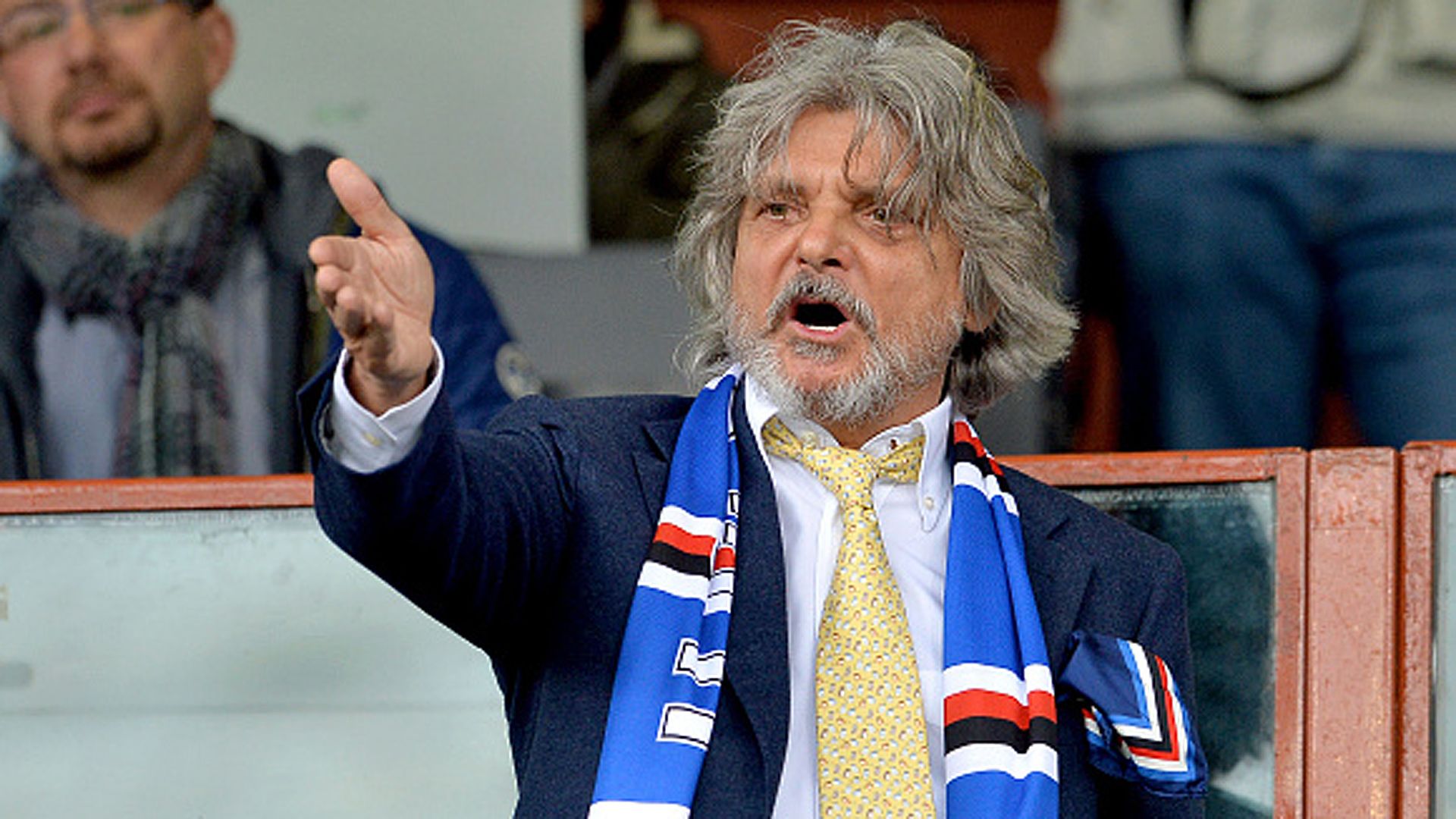 Massimo Ferrero Sampdoria Genua 04182015