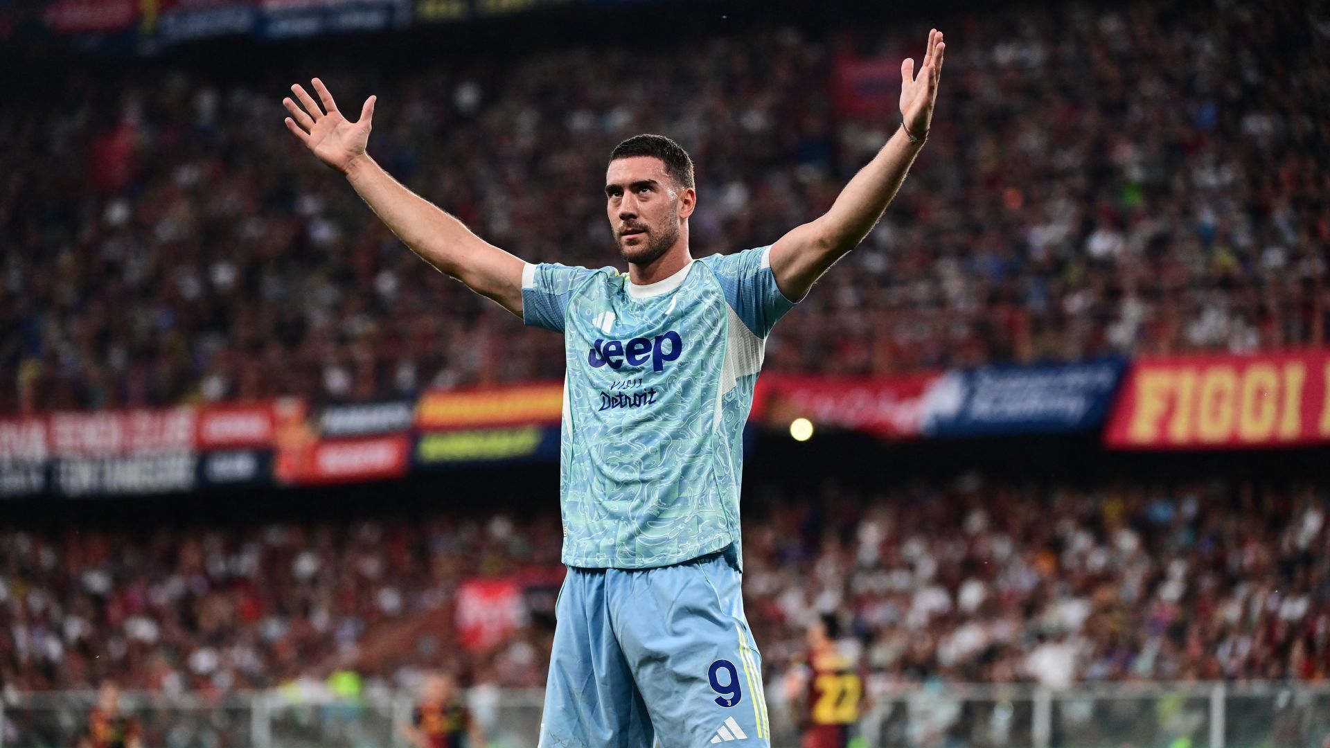 Vlahovic Juventus esultanza