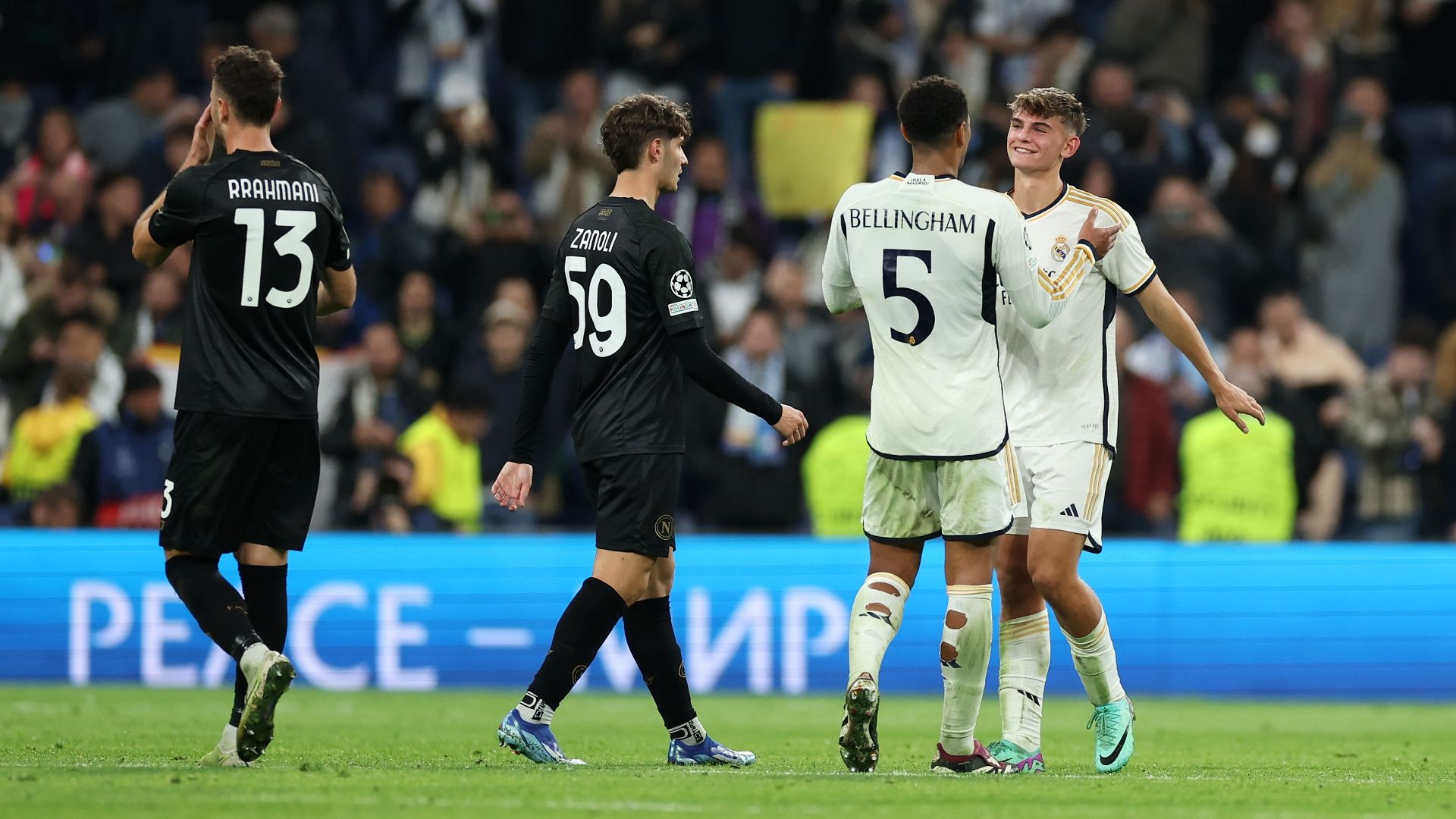 Paz Real Madrid Napoli