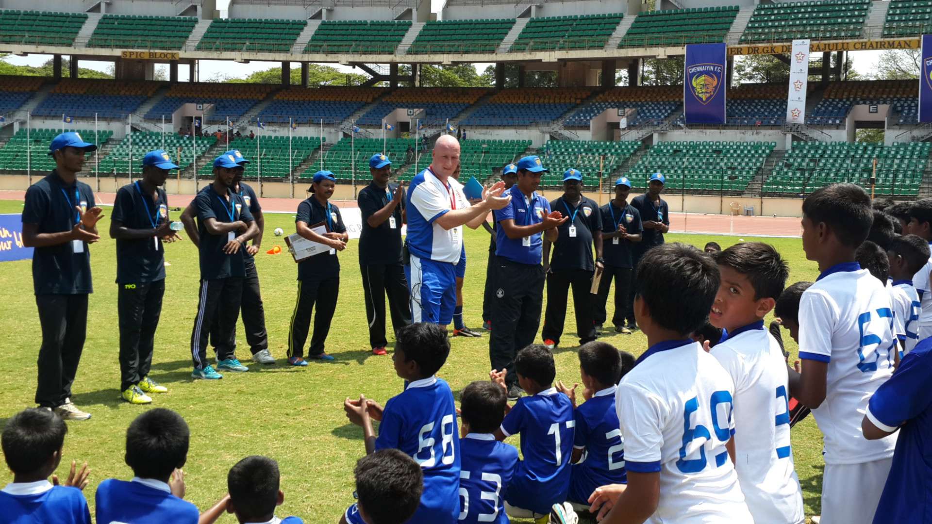 Marcus Michael Vaessen Syed Sabir Pasha Chennaiyin FC Reliance Foundation Young Champs