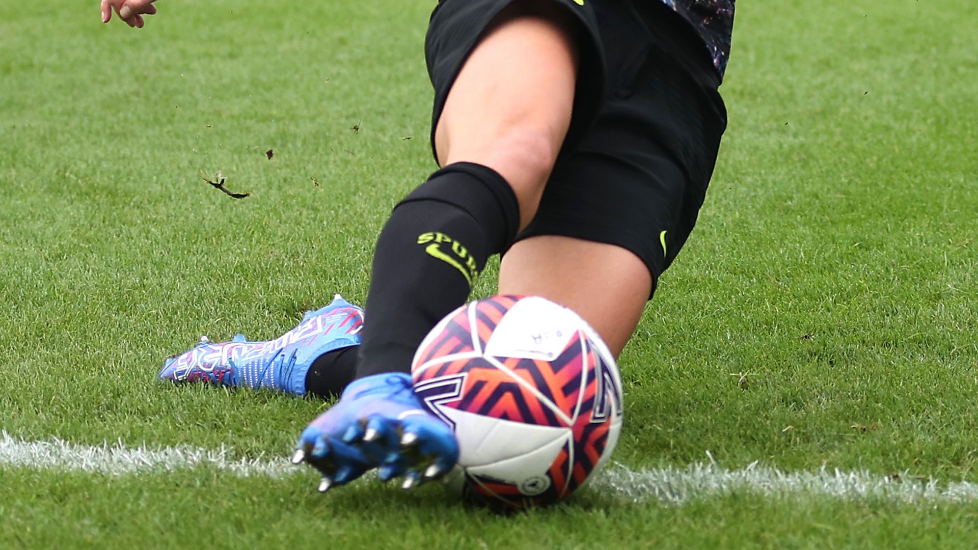 Fußball Aus Linie Out of Bounds Goal