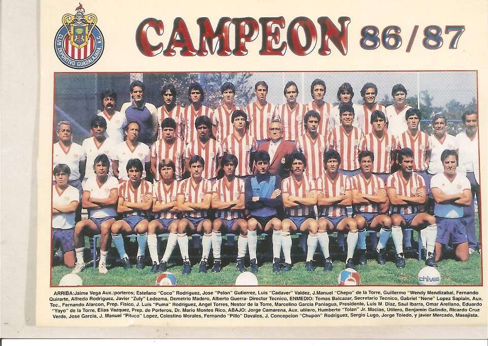 mexicano chivas 1987