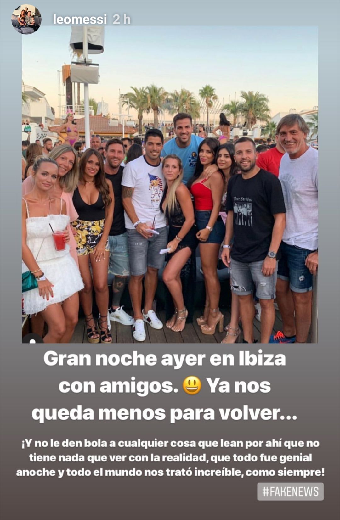 Messi Aclaracion Vacaciones