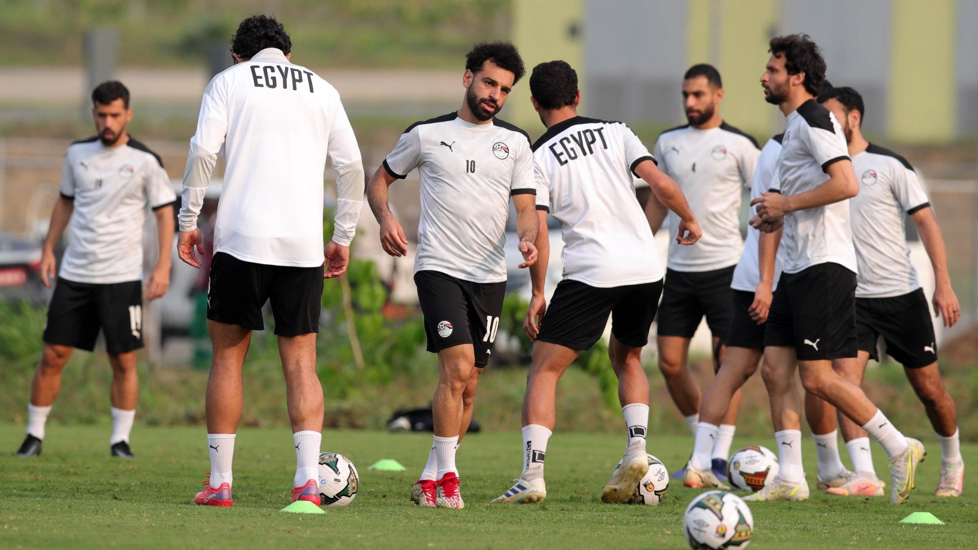 Mohamed Salah of Egypt during the 2021 Africa Cup of Nations Afcon.