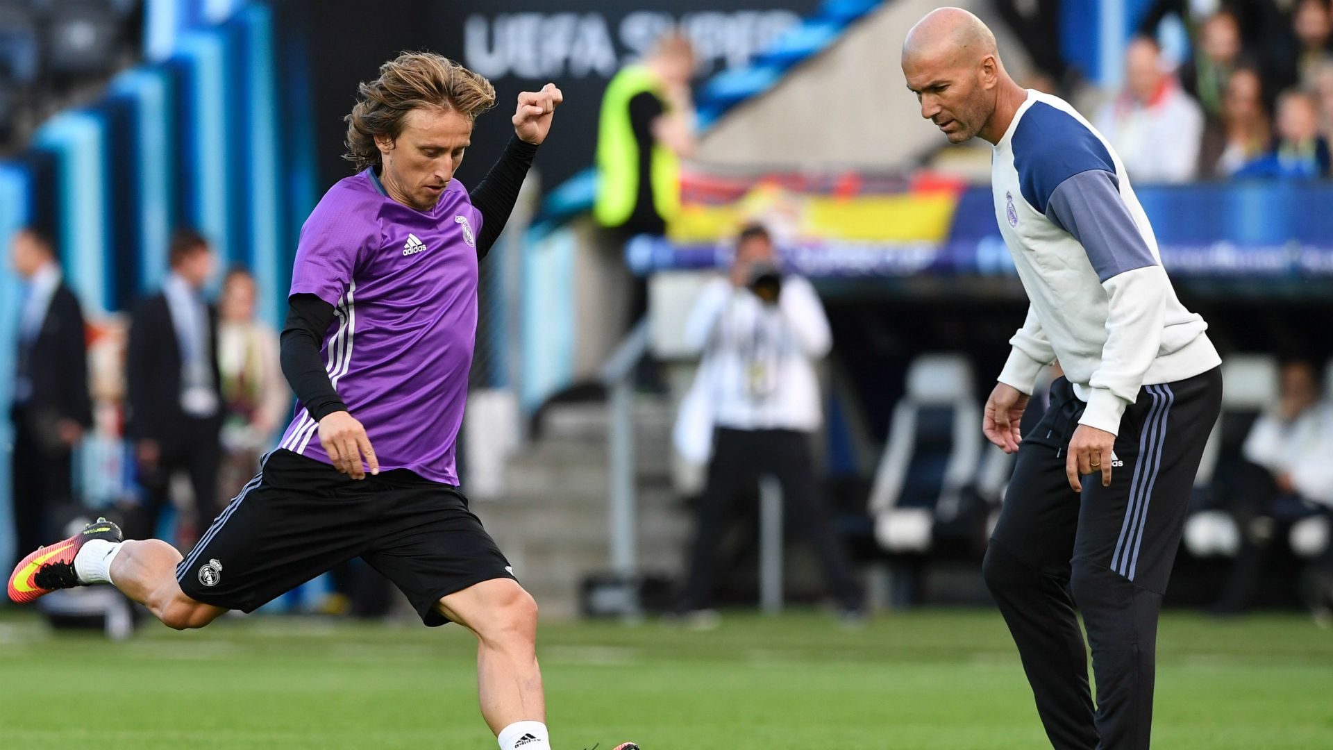 Luka Modric Zinedine Zidane