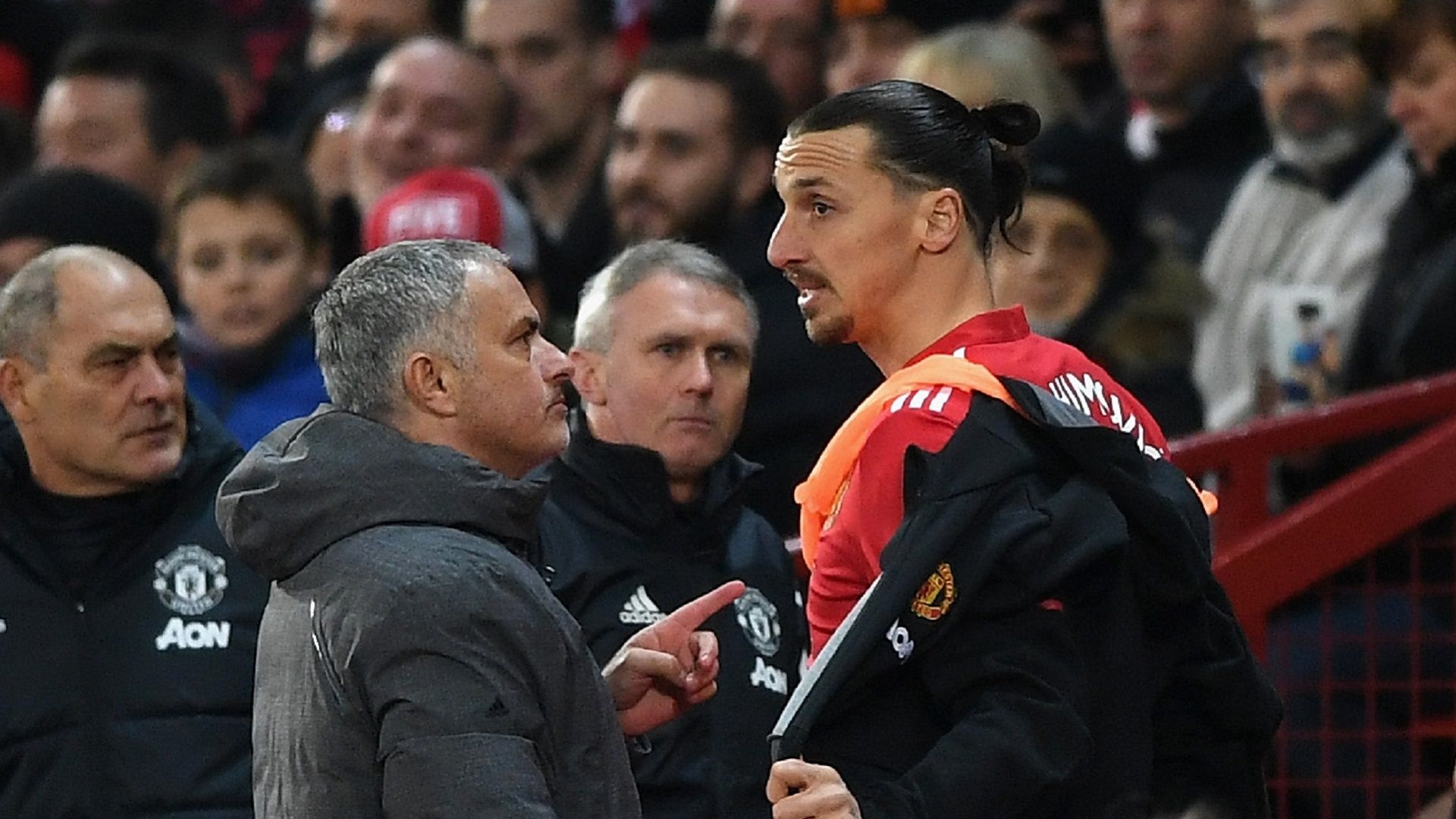2018-01-30 Ibrahimovic Mourinho