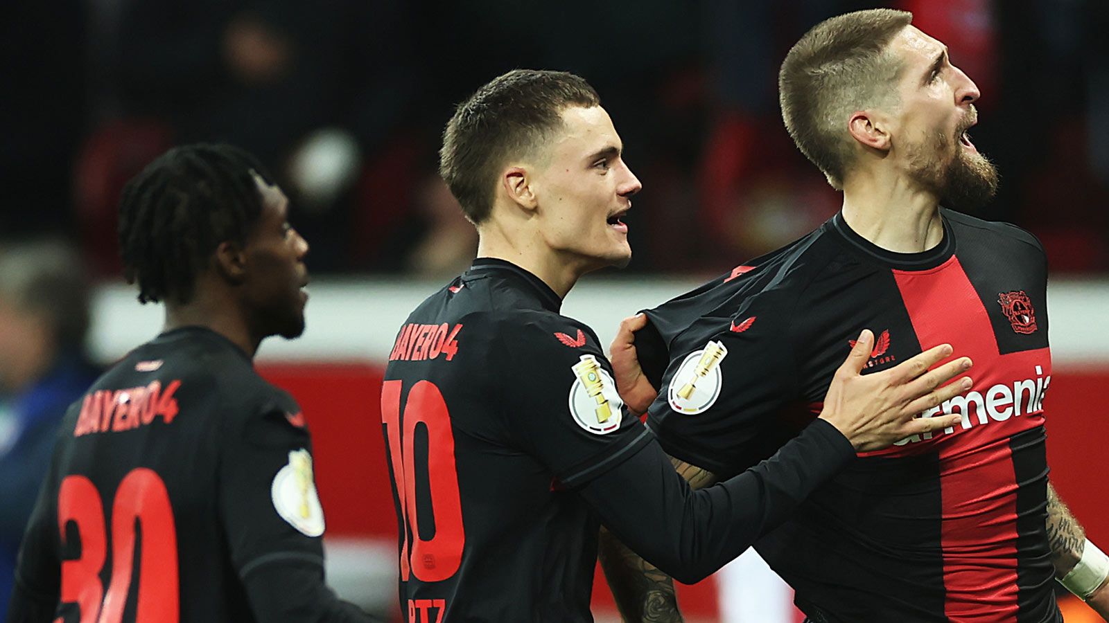 BAYER LEVERKUSEN WIRTZ FRIMPONG ANDRICH