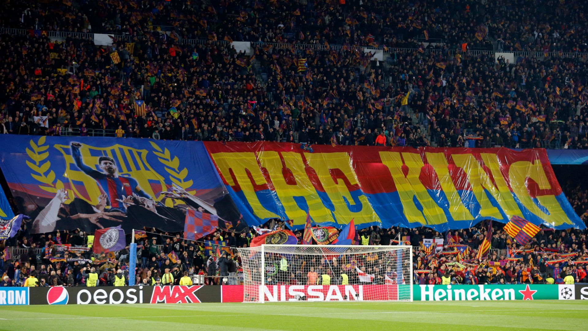 Lionel Messi King Tifo Barcelona