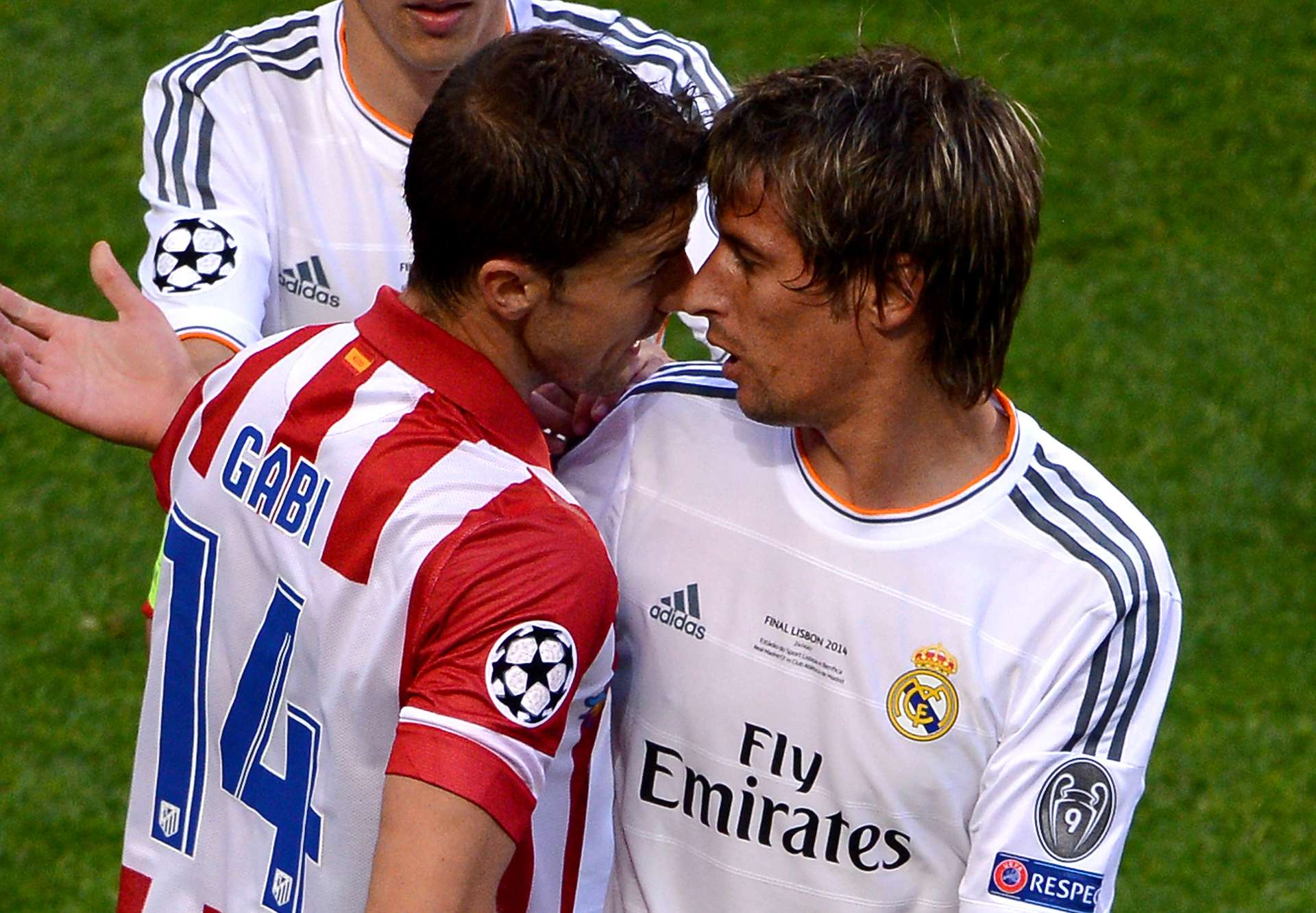 Fabio Coentrao Gabi Real Madrid Atletico Madrid Champions League final 05242014