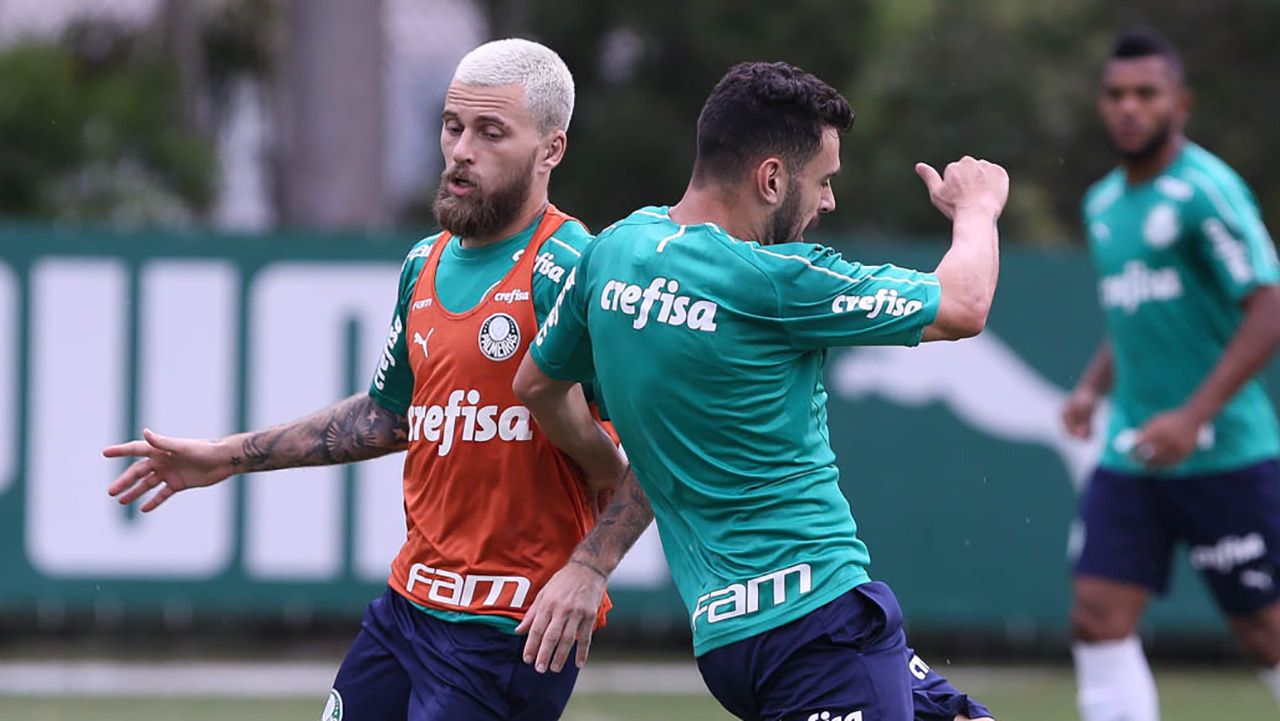 Palmeiras treino Lucas Lima 14012019