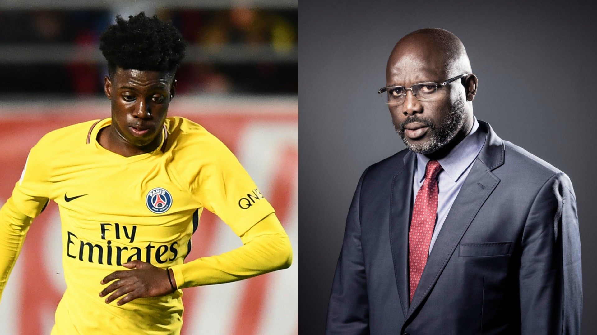 Timothy e George Weah