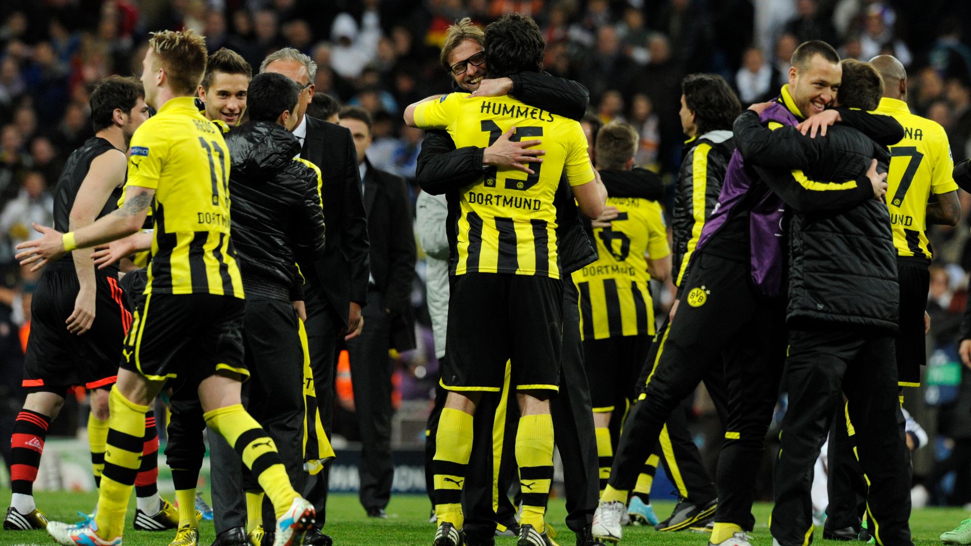 Hummels Klopp Borussia Dortmund 2012-13