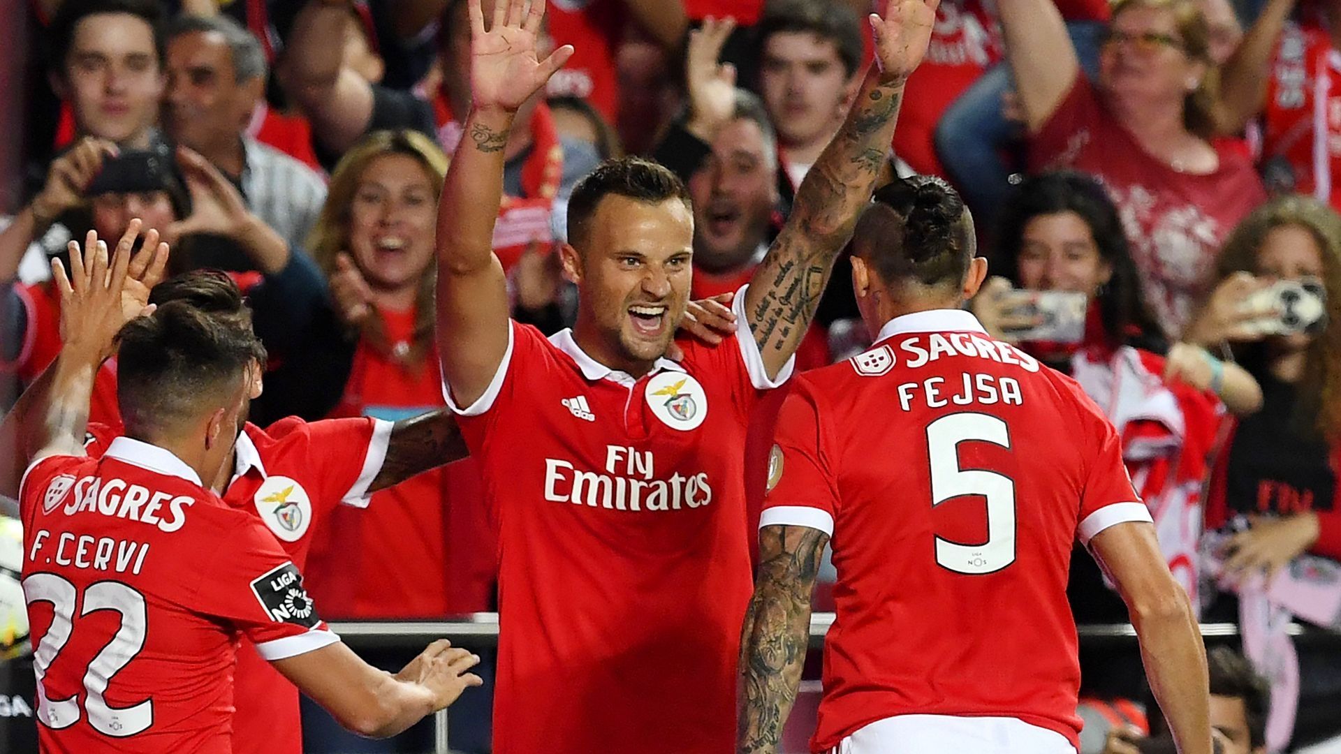Haris Seferovic Benfica Sporting Braga Primeira Liga 09082017