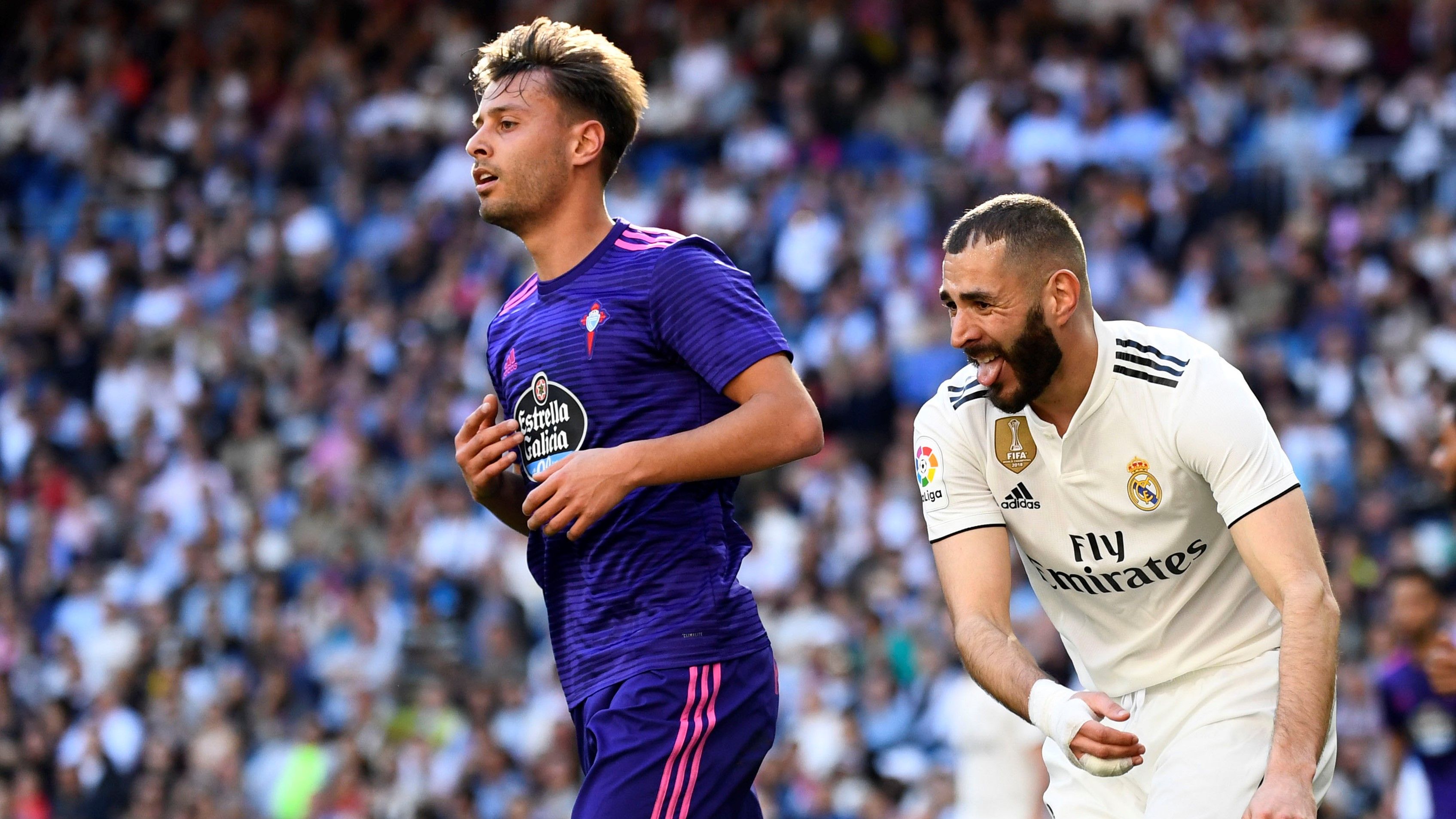 Karim Benzema Kevin Vazquez Real Madrid Celta LaLiga 16032019