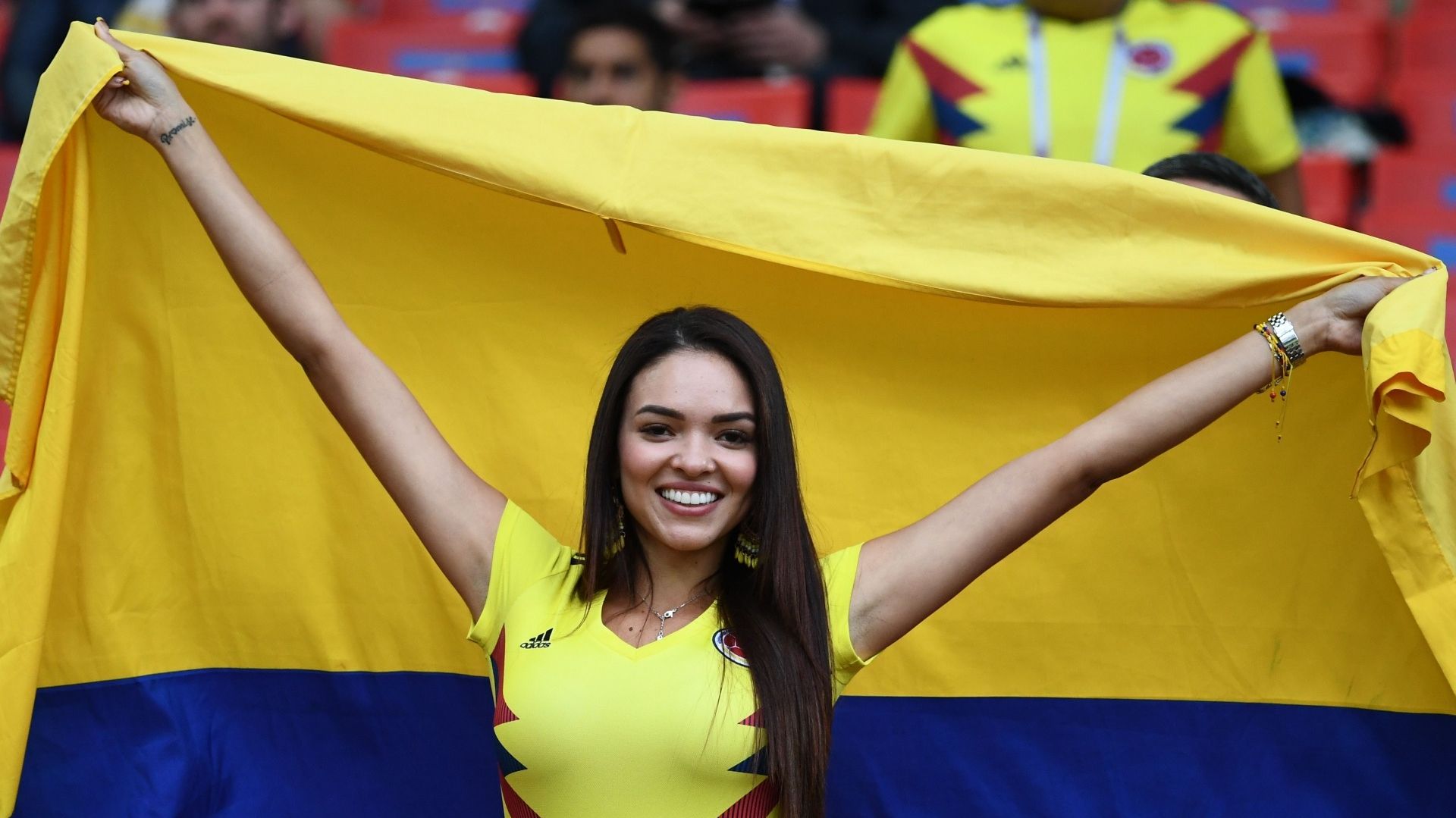 美女サポワールドカップ_コロンビアvsイングランド_コロンビア2