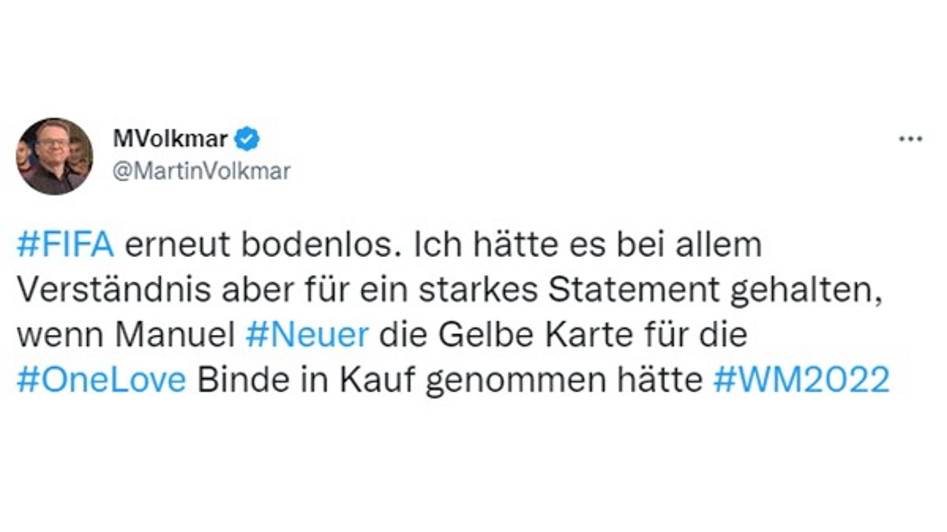 One Love Netzreaktionen