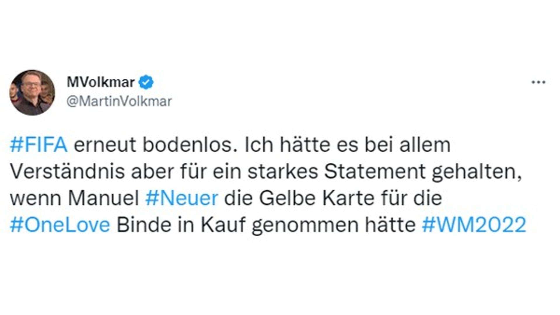 One Love Netzreaktionen