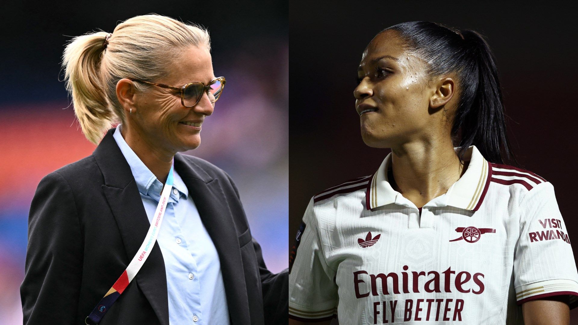 Sarina Wiegman Taylor Hinds split