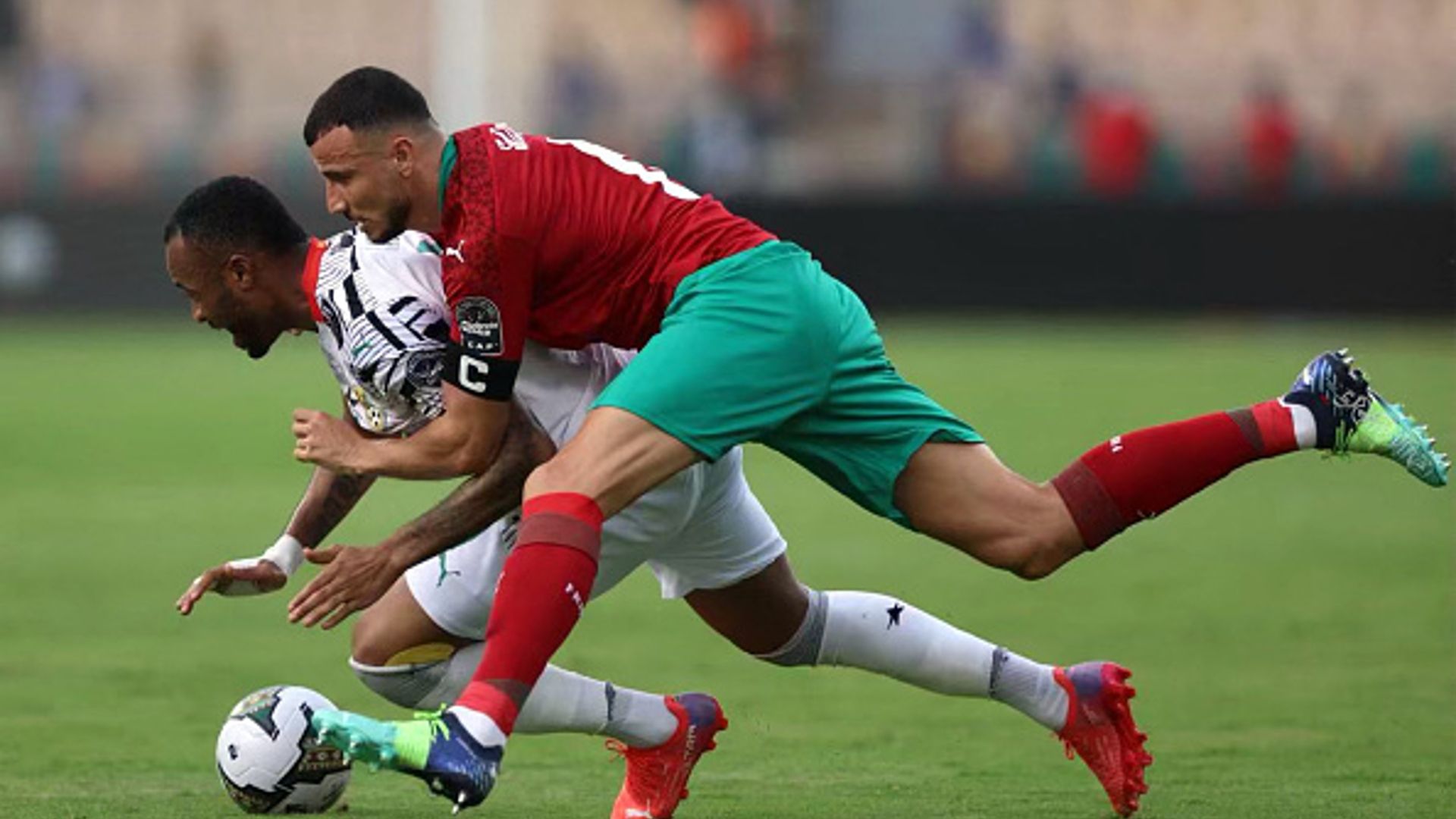 Romain Saiss - morocco - ghana - afcon 2021