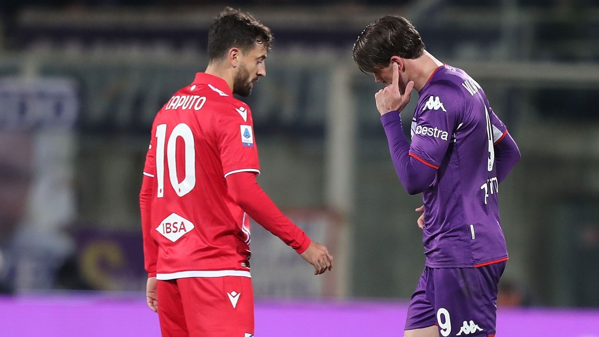 Dusan Vlahovic Francesco Caputo Fiorentina Sampdoria 30112021