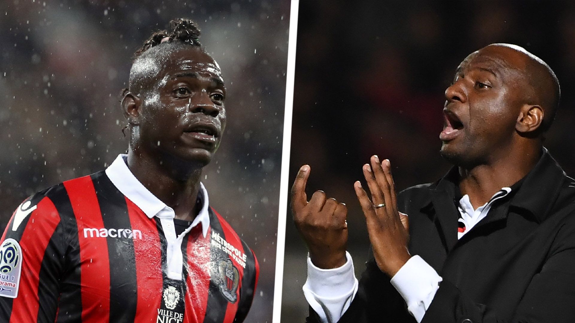 Mario Balotelli Patrick Vieira Nice