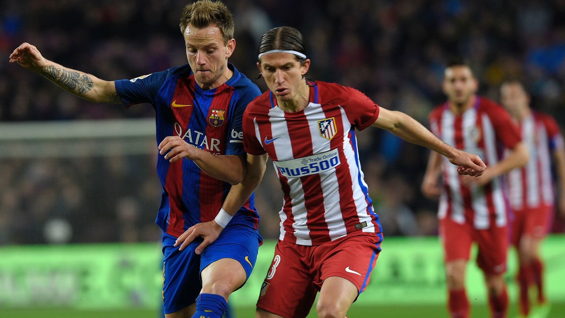Ivan Rakitic Filipe Luis Barcelona Atletico Madrid Copa del Rey