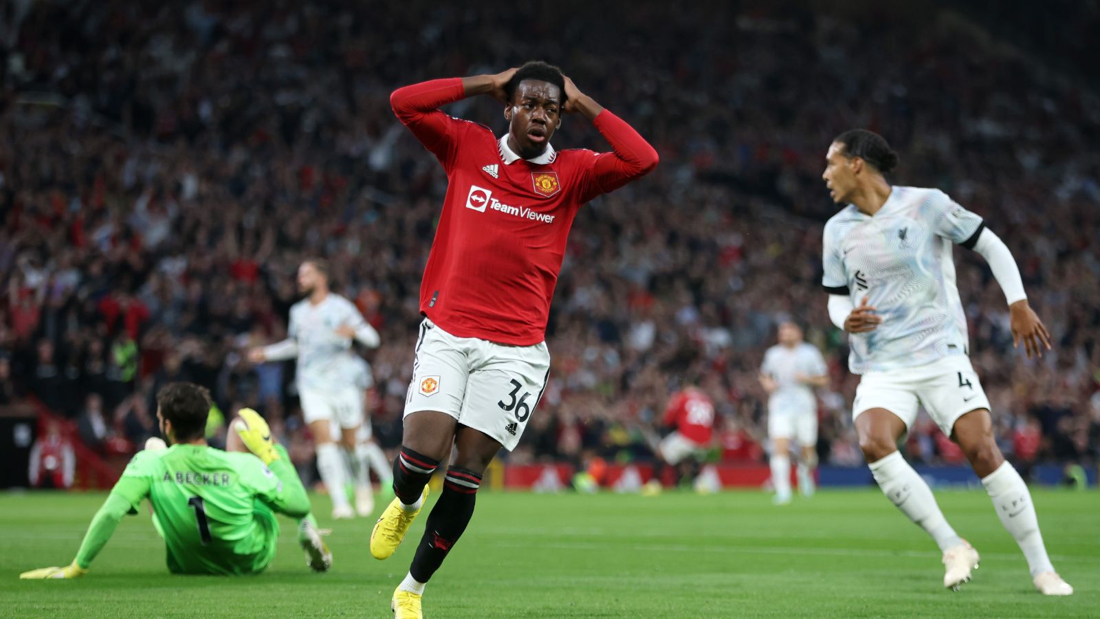 Elanga Manchester United Liverpool 22-23