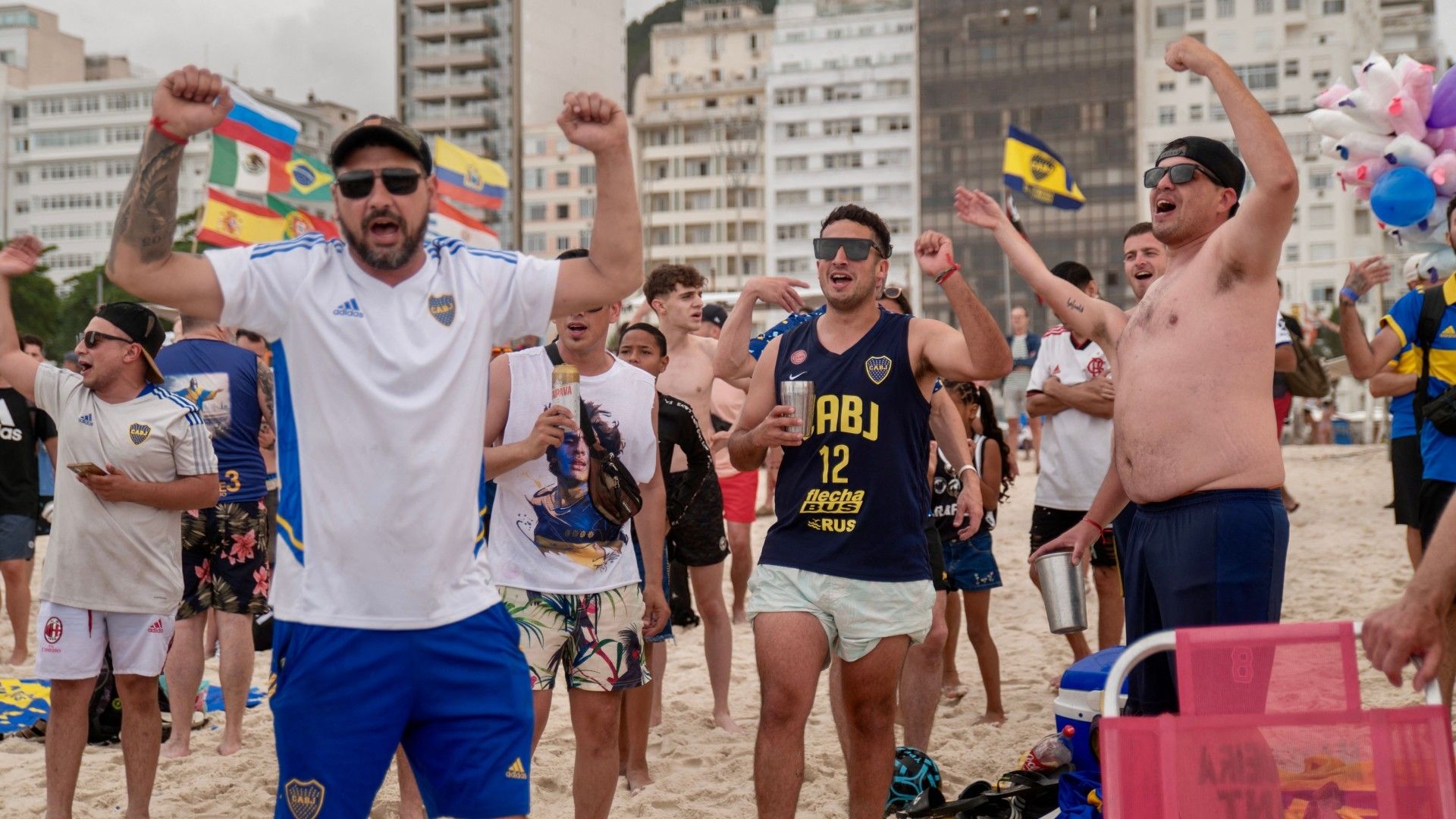 Boca Hinchas Copacabana Copa Libertadores 02112023