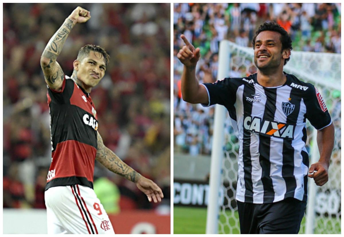 Guerrero Flamengo Fred Atlético-MG