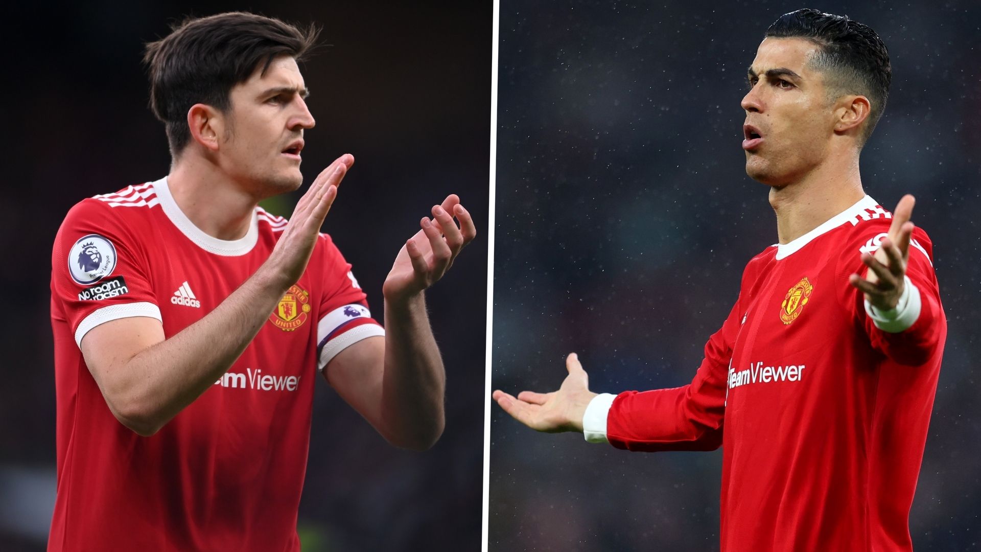 Harry Maguire Cristiano Ronaldo Manchester United 2021-22 GFX