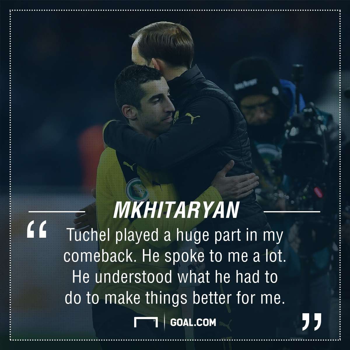 GFX PS Henrick Mkhitaryan on Thomas Tuchel