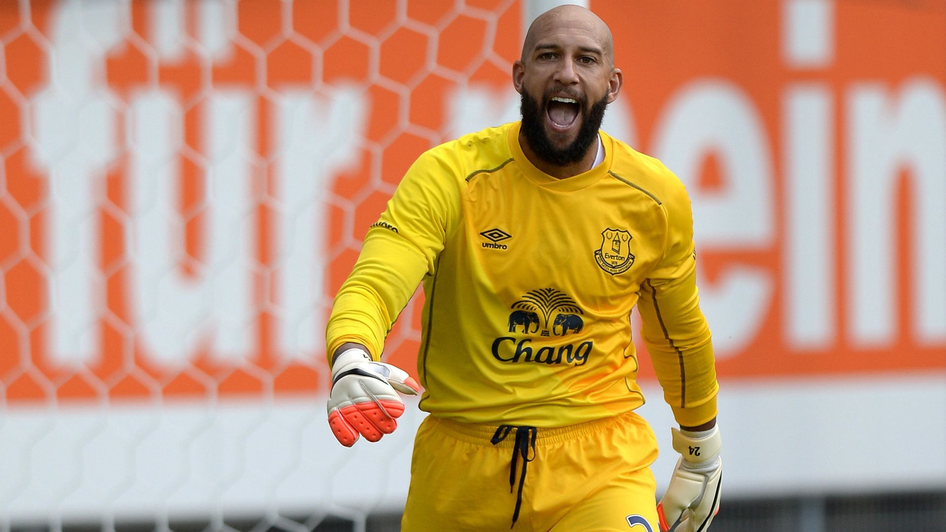 Tim Howard Paderborn Everton Pre Season Friendly 09082014