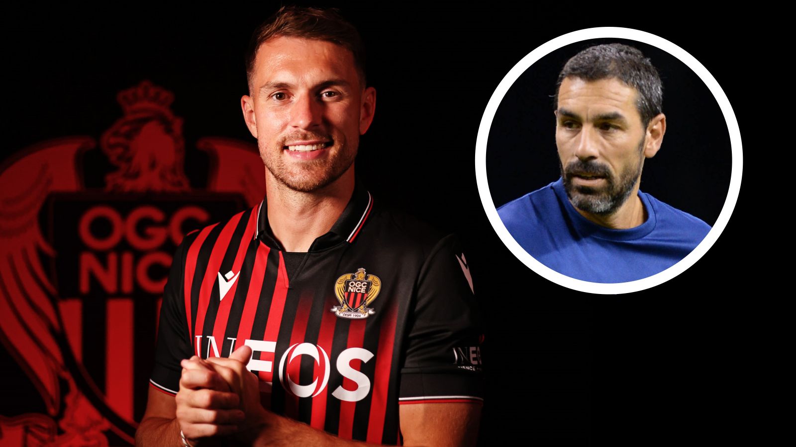 Aaron Ramsey OGC Nice Robert Pirès