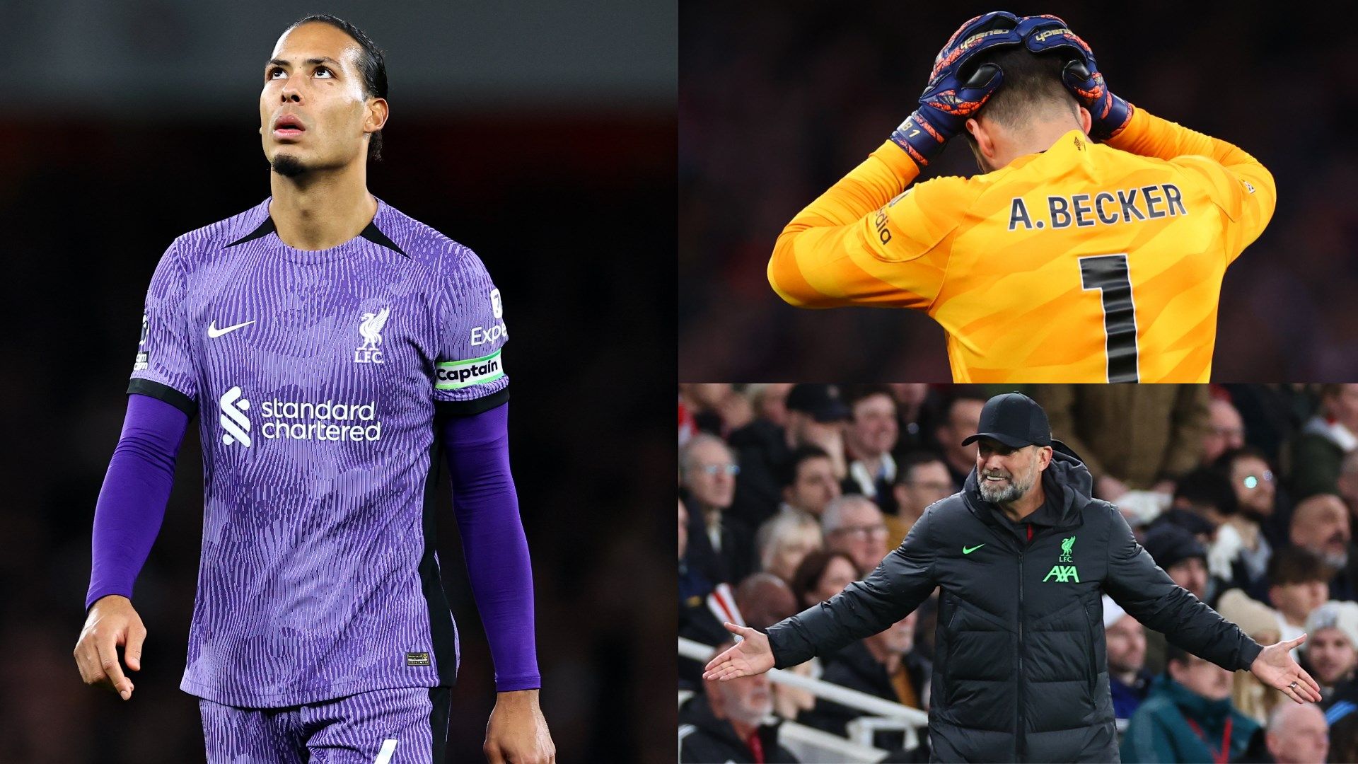 Van Dijk Alisson Klopp Liverpool GFX