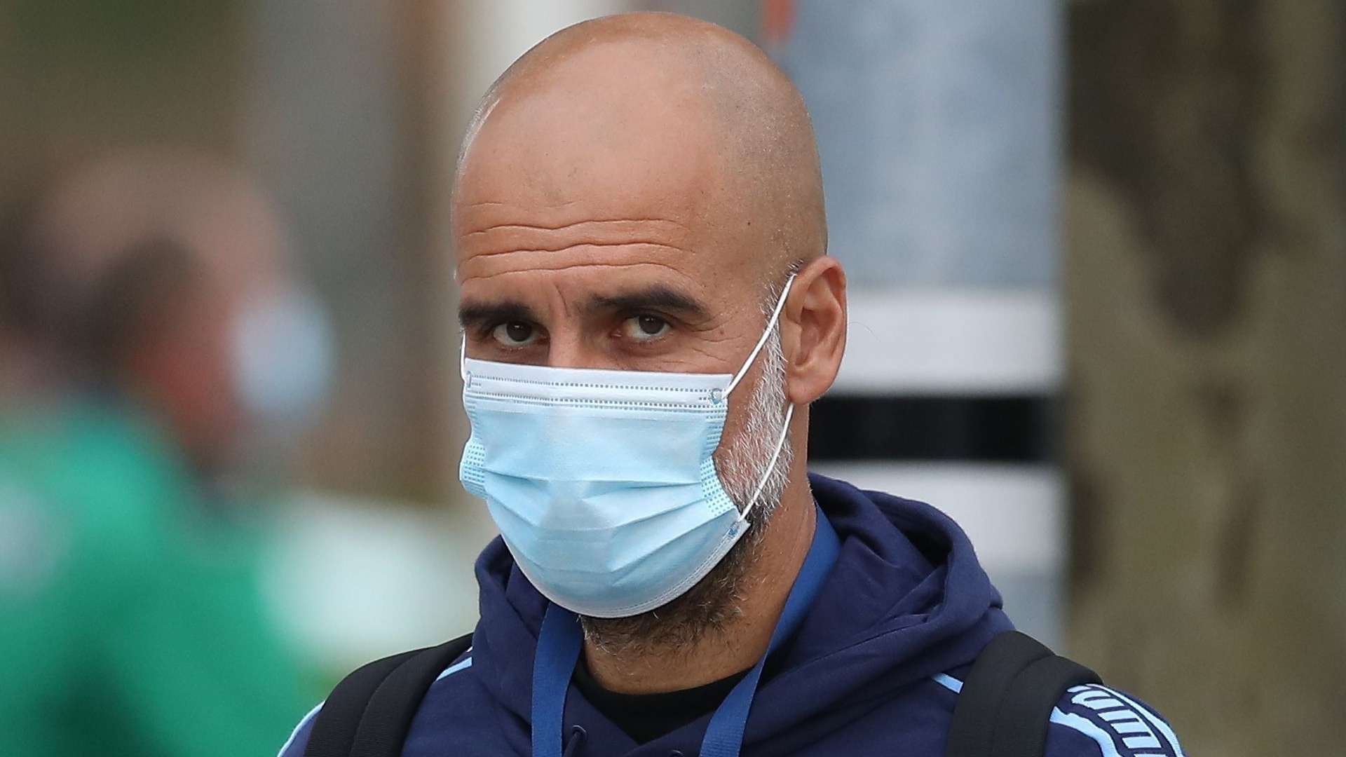 Pep Guardiola, mask