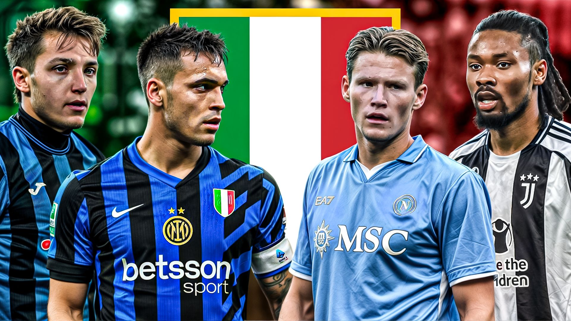 Scudetto Atalanta Inter Napoli Juventus gfx