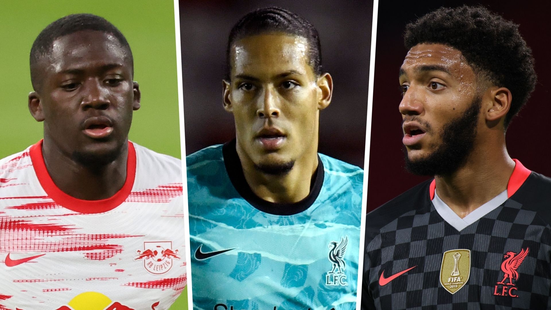 Ibrahima Konate Virgil van Dijk Joe Gomez