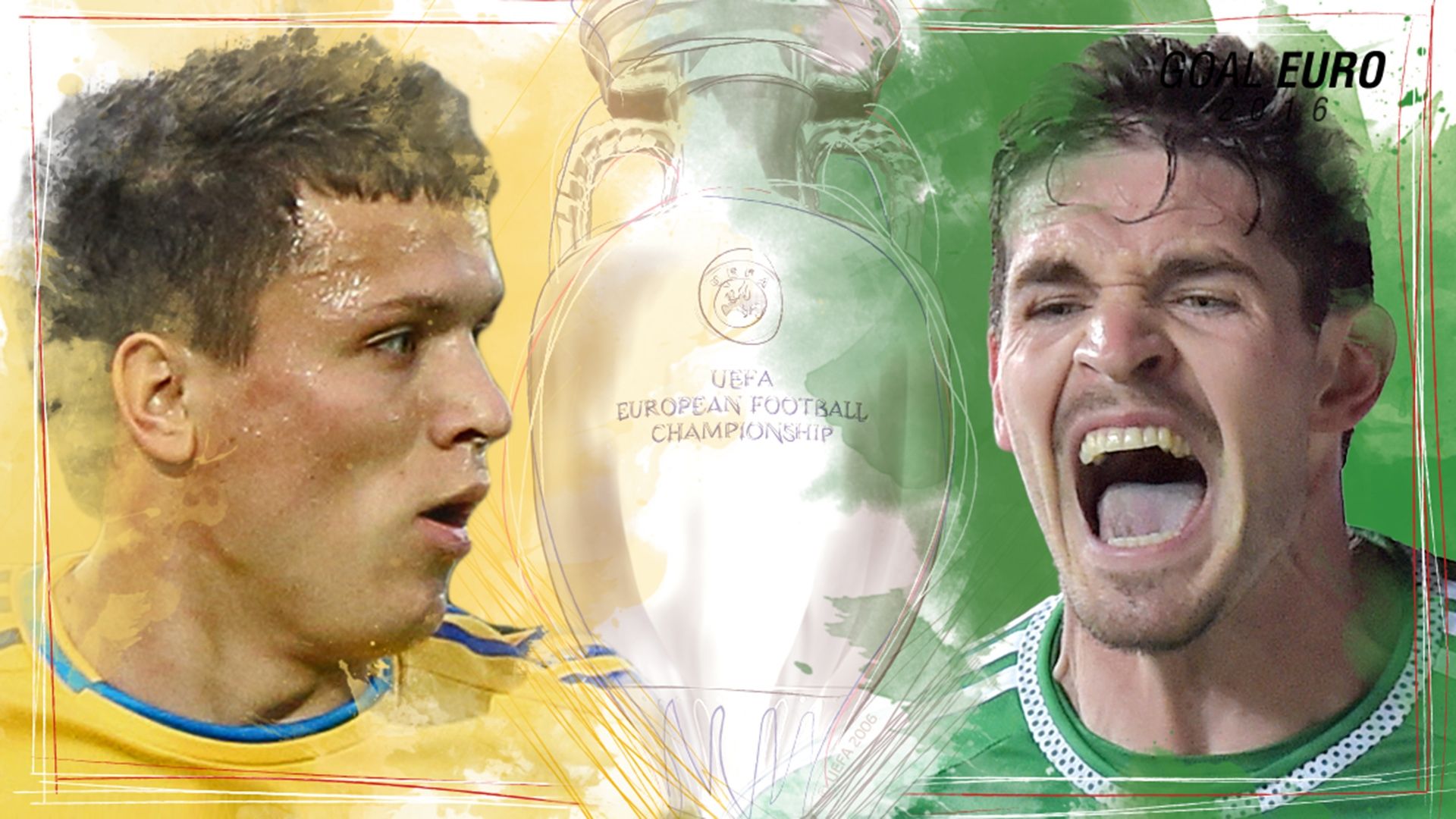 GFX EURO16 Ukraine Northern Ireland Euro 2016