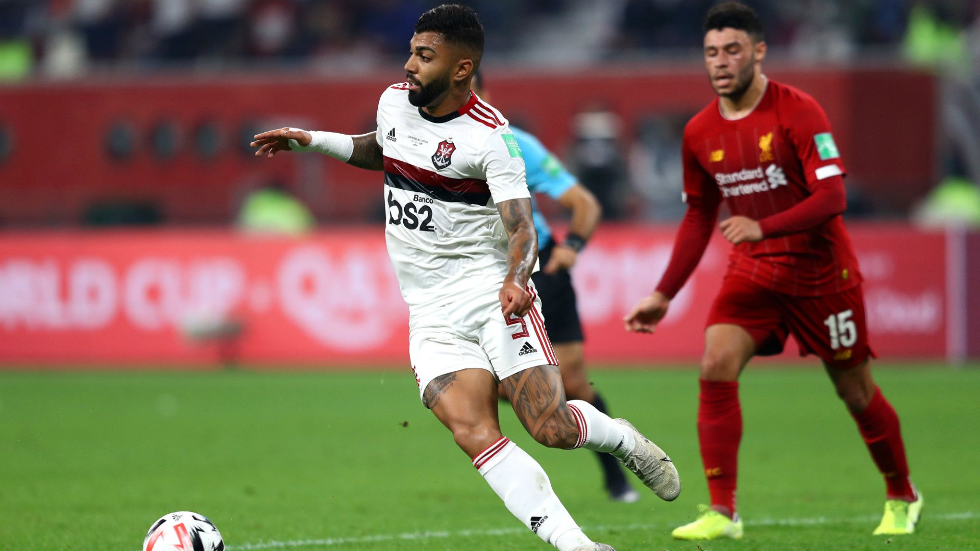 Liverpool Flamengo Gabigol Oxlade-Chamberlain