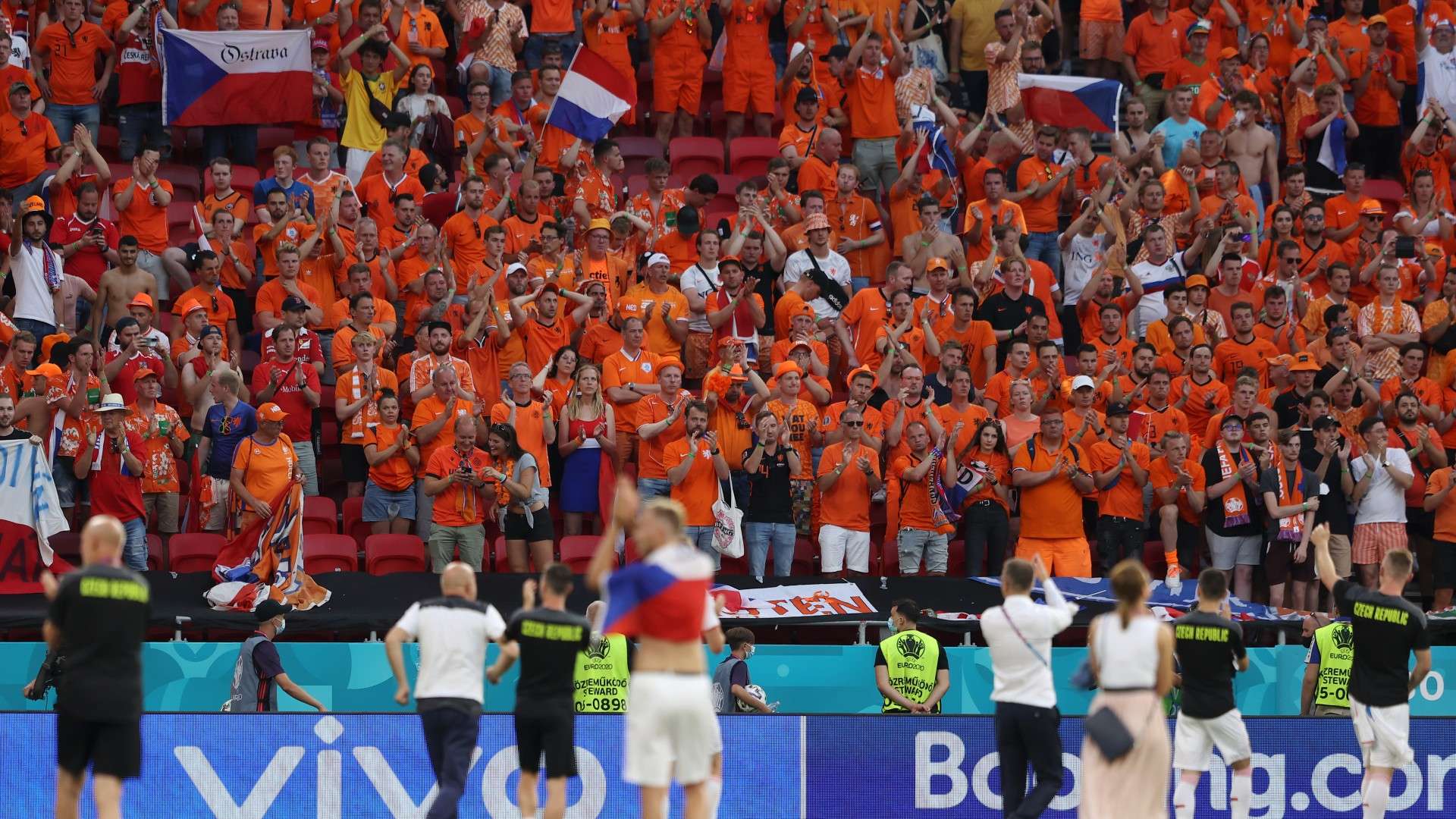 Fans Netherlands Czech Republic EURO