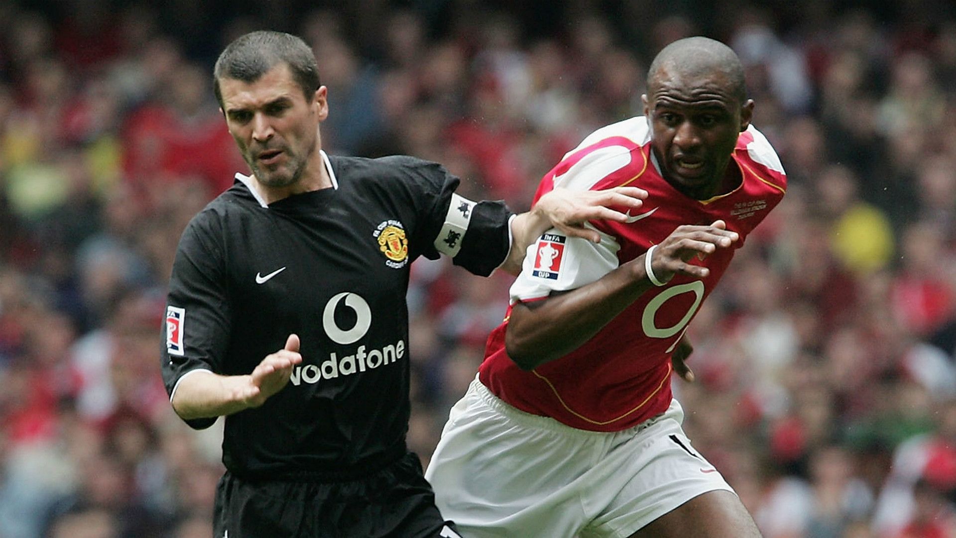 Patrick Viera Roy Keane Arsenal v Manchester United FA Cup Final 05212005