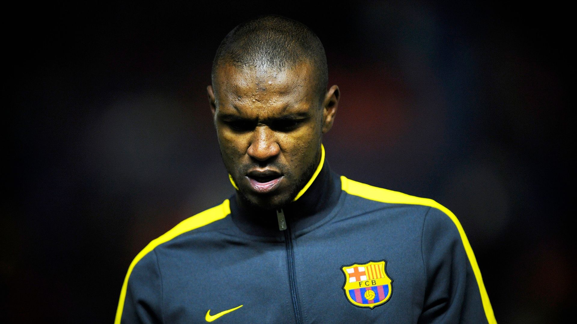Eric Abidal Barcelona legends 2012
