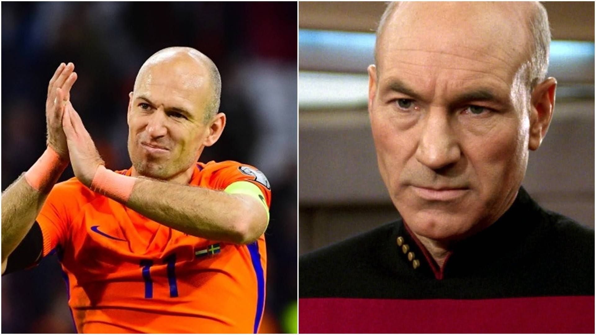 Footballers look alike