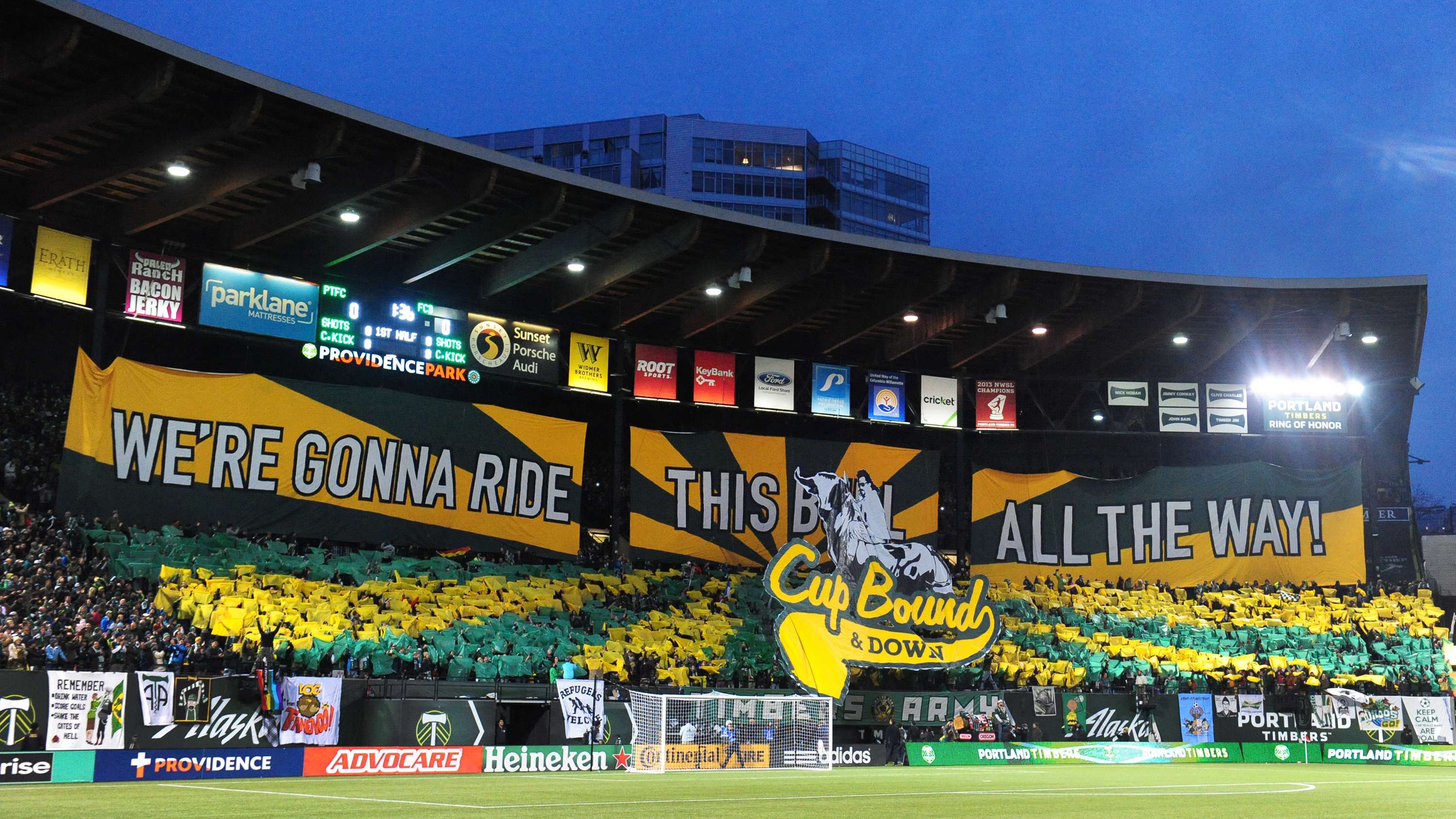 Portland Timbers tifo