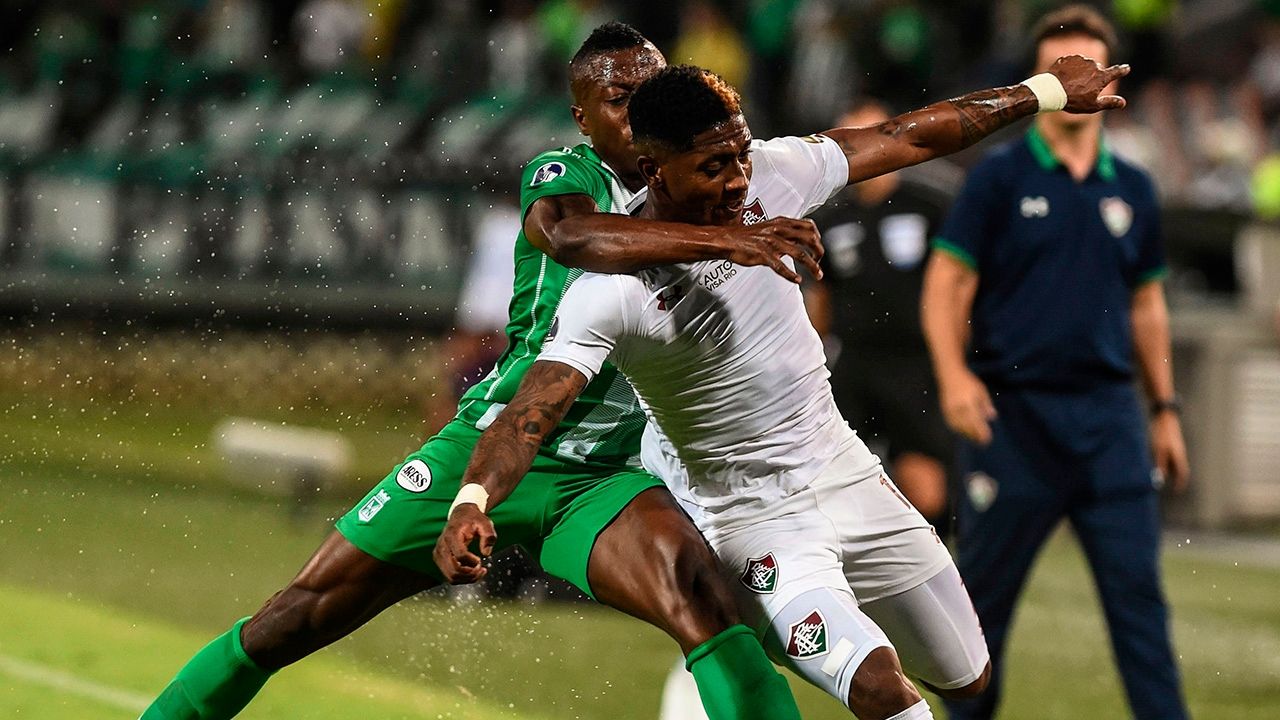 Yony Gonzalez Helibelton Palacios Atletico Nacional Fluminense Copa Sudamericana 29052019