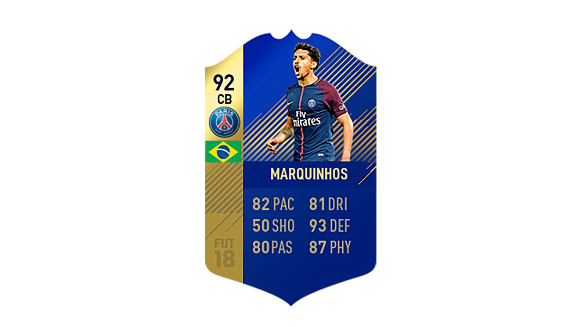 FIFA 18 Ligue 1 Team of the Season Marquinho