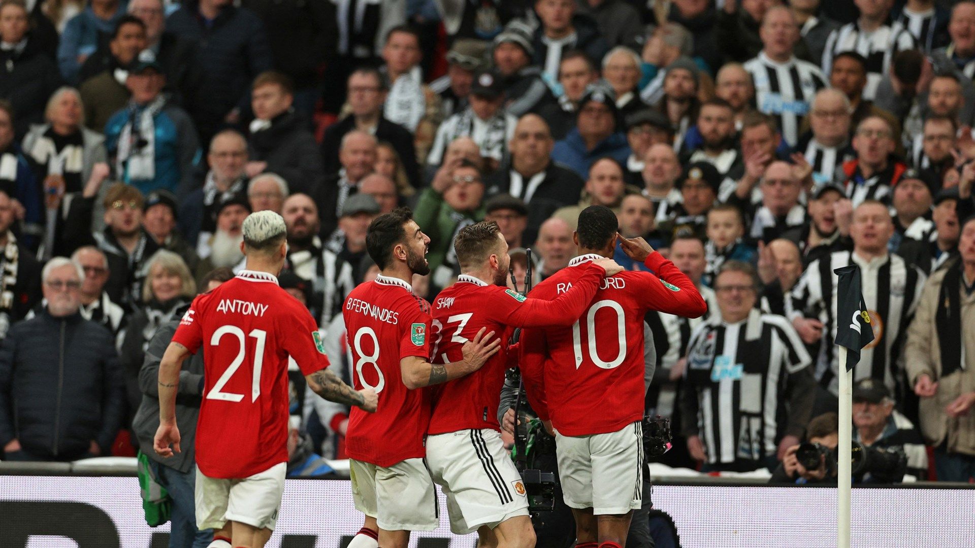 Manchester United Vs. Newcastle Carabao Cup Final