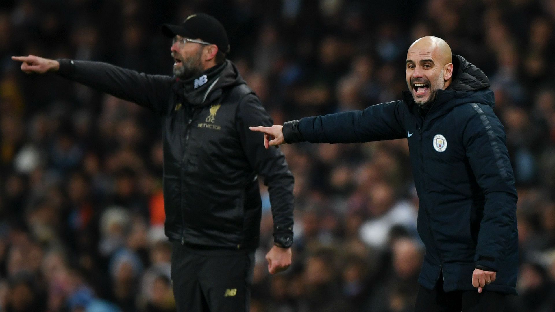 Jurgen Klopp Pep Guardiola Manchester City Liverpool 030119